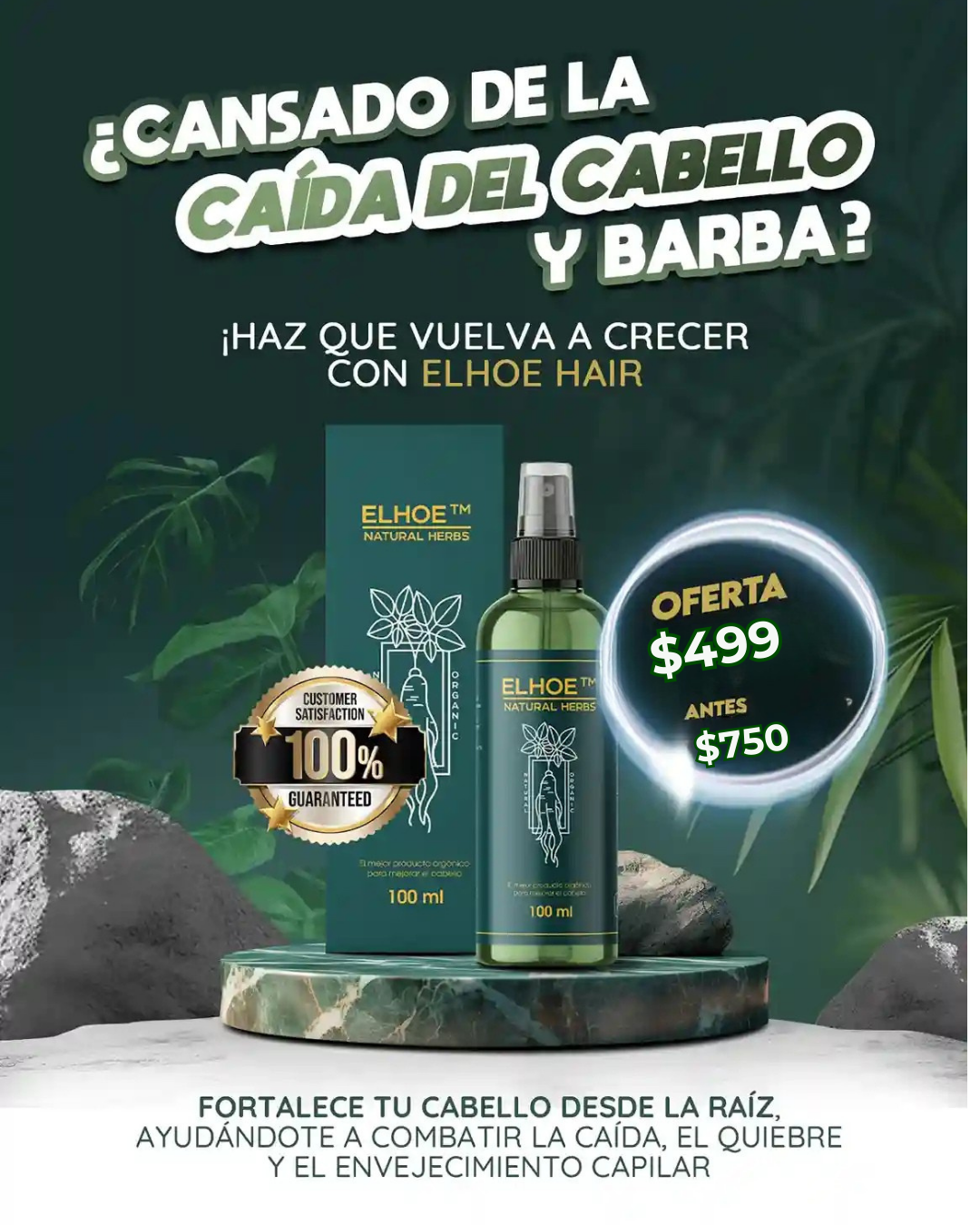 Elhoe Crecimiento Para El Cabello