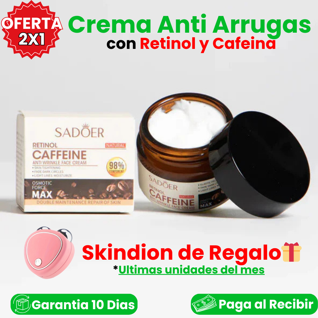 2 Cremas Anti Arrugas + SkinDion 🎁