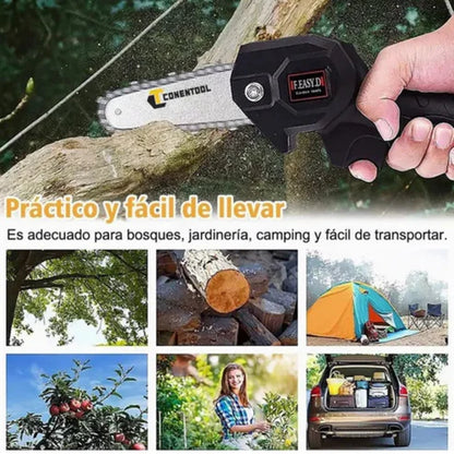 Motosierra portatil 2 baterias + Kit Gratis🎁