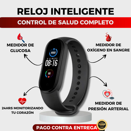 Reloj Inteligente con Medidor de Salud Completo