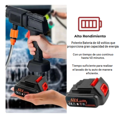 Hidrolavadora Alta Presion con 2 Baterias + Regalo🎁