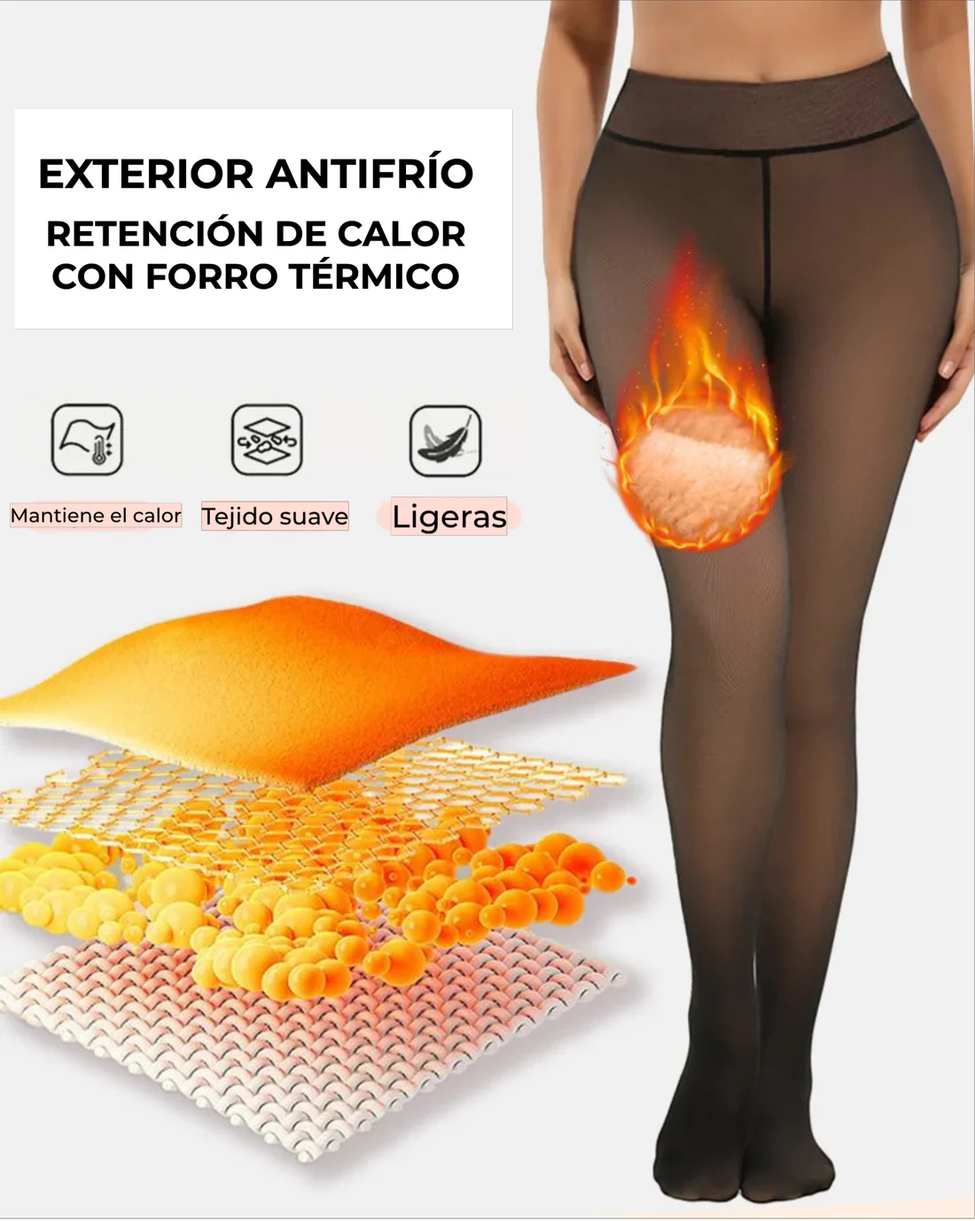 Leggins Termicos Afelpados